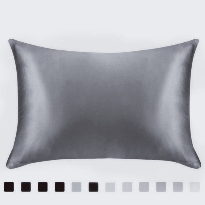 Satin pillowcase in gray