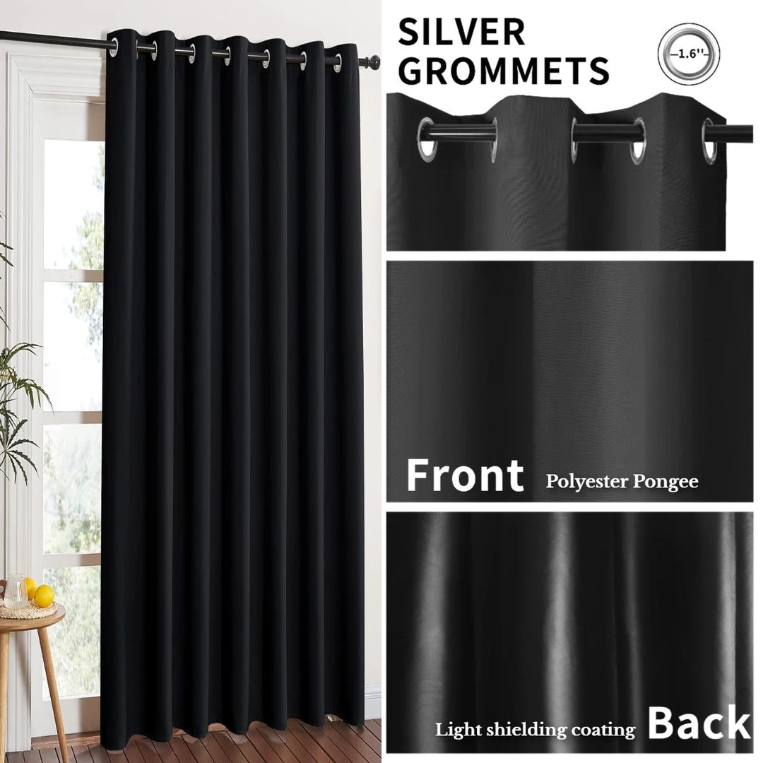 Blackout Curtain Panel – Eyelet Top, Double Layer