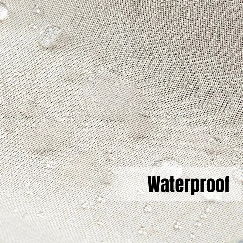 Linen-Look Waterproof Shower Curtain