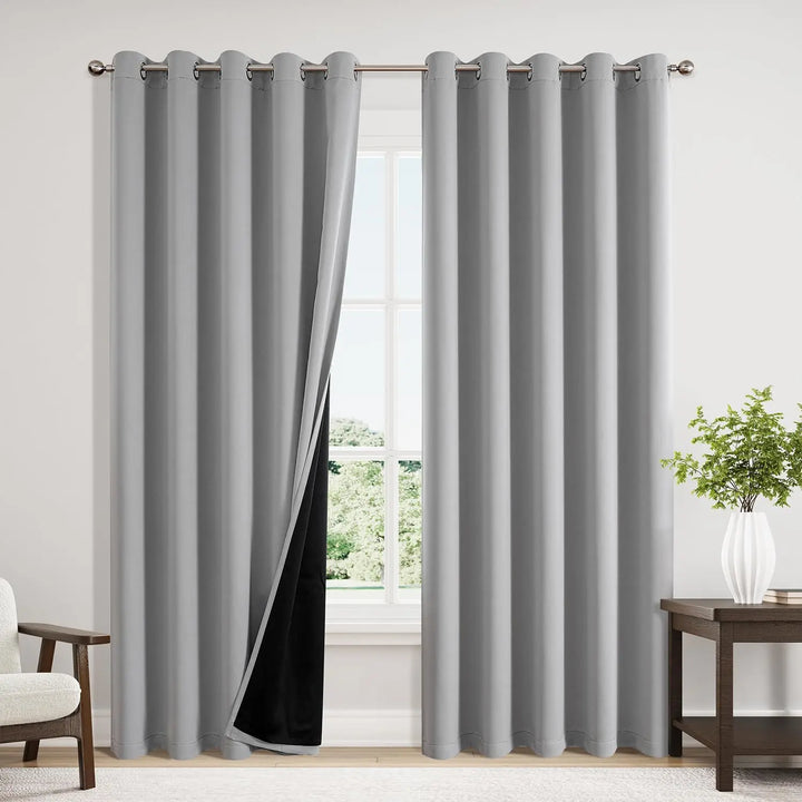 Blackout Curtain Panel – Eyelet Top, Double Layer