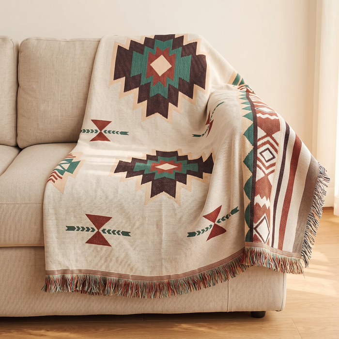 Aztec Throw Blanket – Woven