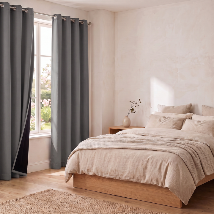 Blackout Curtain Panel in Gray
