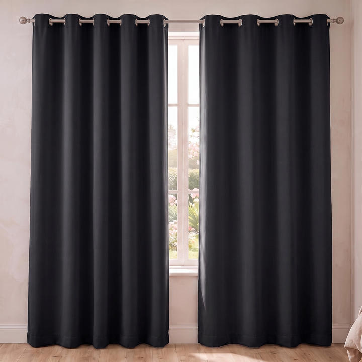 Blackout Curtain Panel in Black