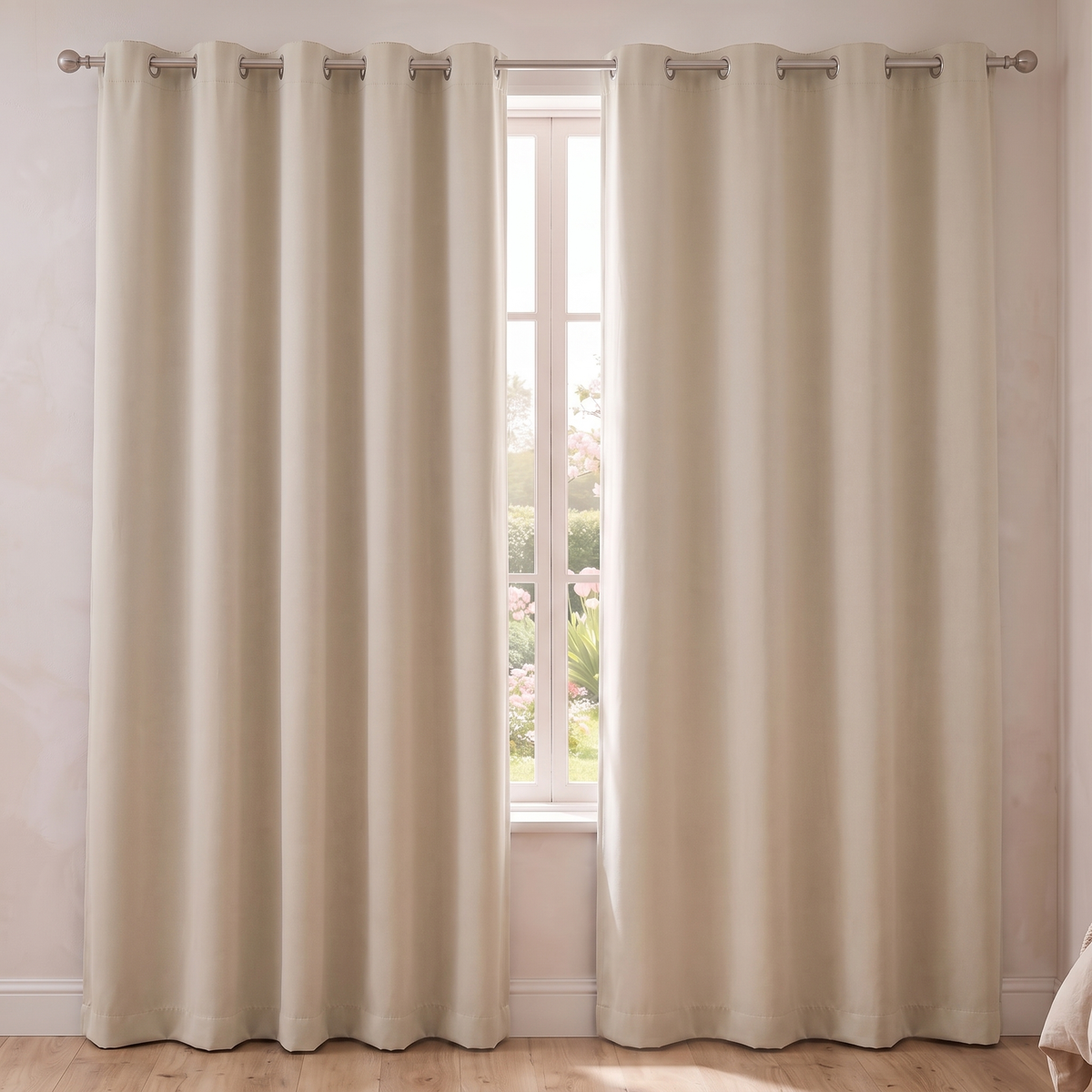 Blackout Curtain Panel in Beige
