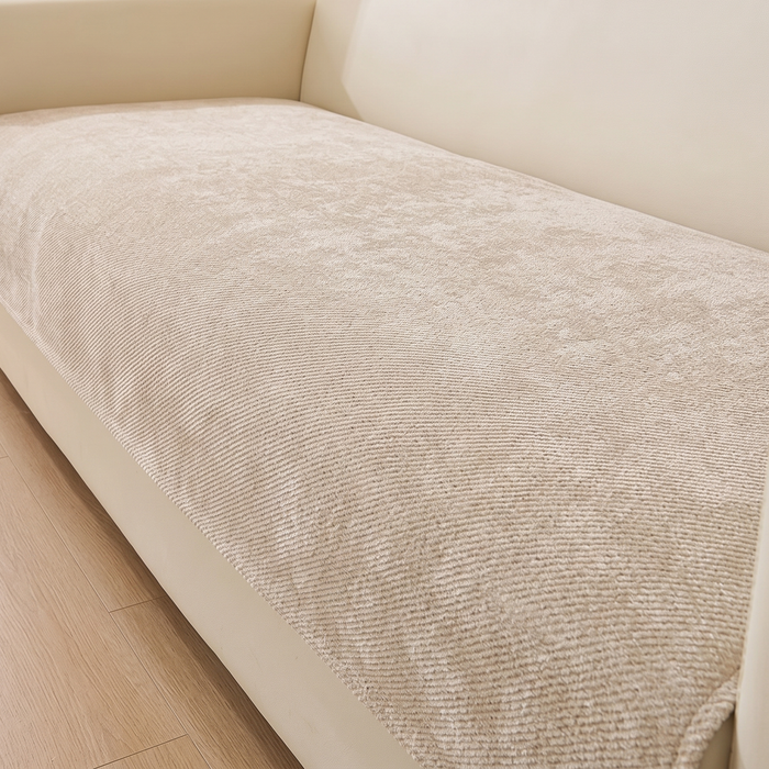 Chenille Couch Cover – Non-Slip