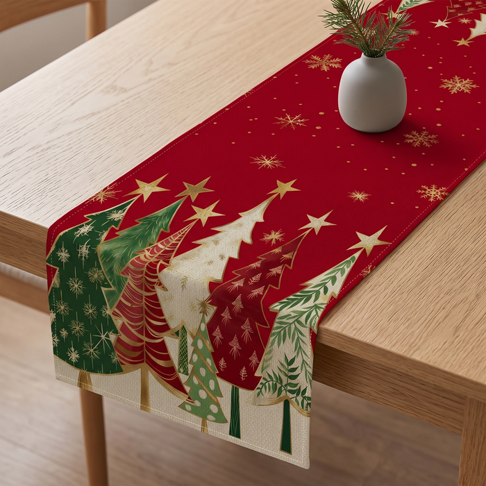 Christmas Table Runner – Tree Print