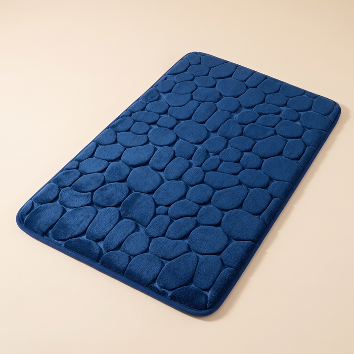 Non-Slip Memory Foam Bath Mat – Cobblestone