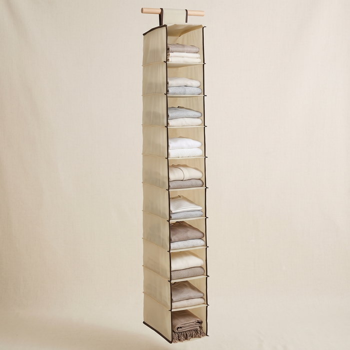 Hanging Closet Organizer – 10 Shelf