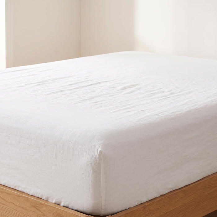 Linen Fitted Sheet – Deep Pocket