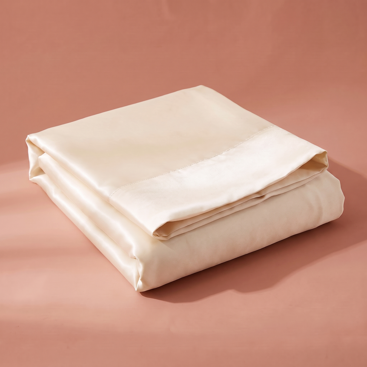 Satin Pillowcase for Hair in Beige