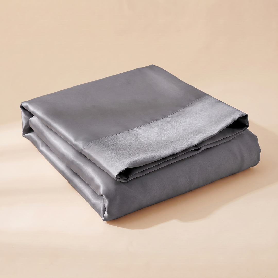 Satin Pillowcase for Hair in Gray