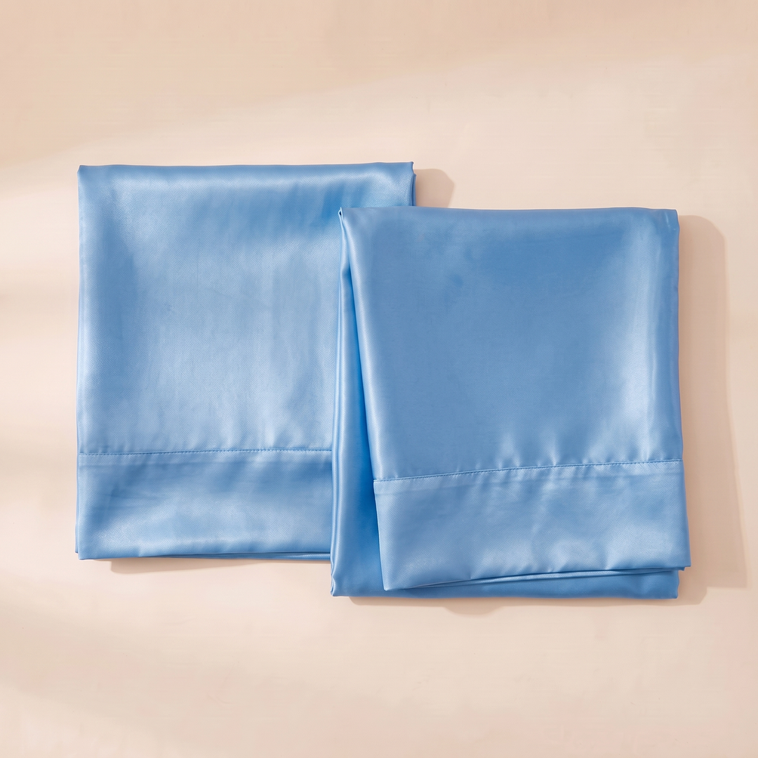 Satin Pillowcase for Hair in Blue
