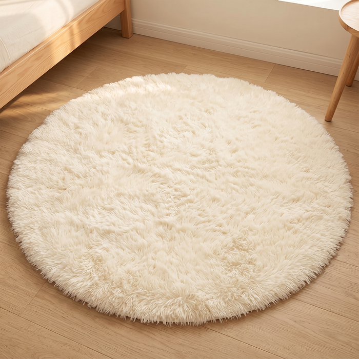 Small Round Shag Rug