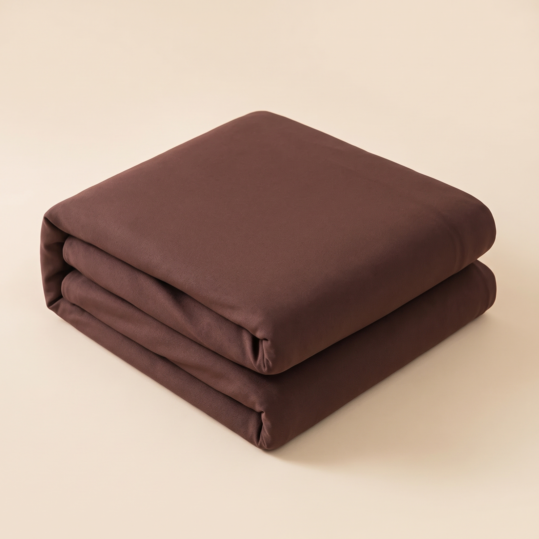 Stretch Couch Cover in Chocolate Brown