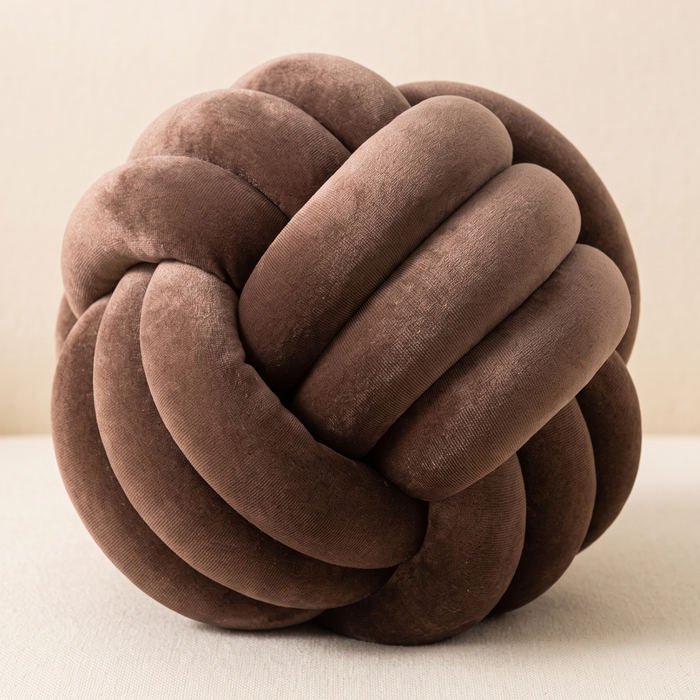 Velvet Knot Pillow