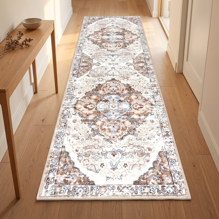 Vintage Persian-Style Runner Rug – Non-Slip