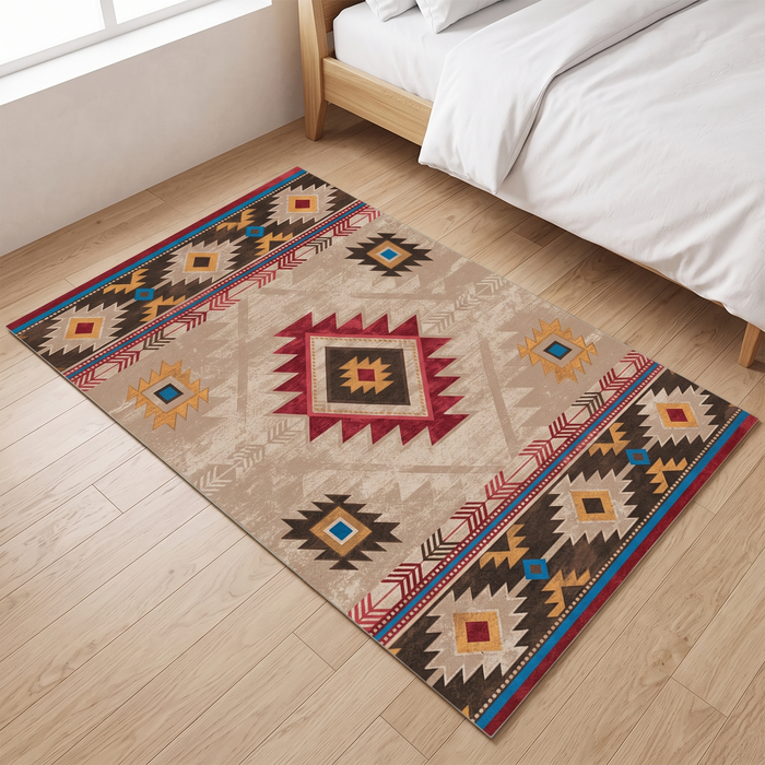 Washable Kilim-Style Rug